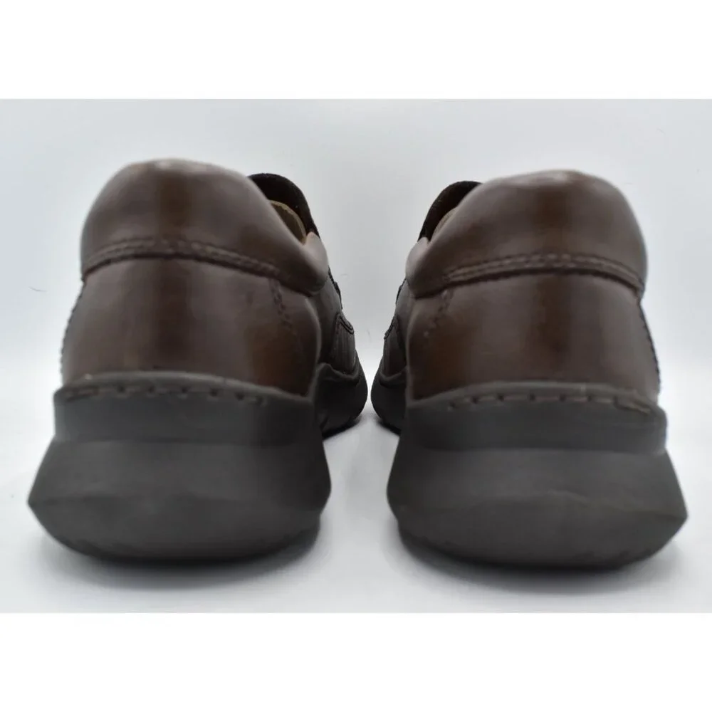 Born Mens Size 8.5 Cambridge Dark Brown Full Grain Leather Slip On‎ Casual Shoes